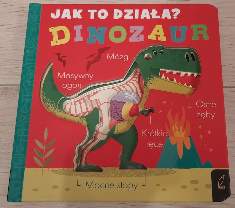 Jak NOWA książeczka. Jak to działa. Dinozaur