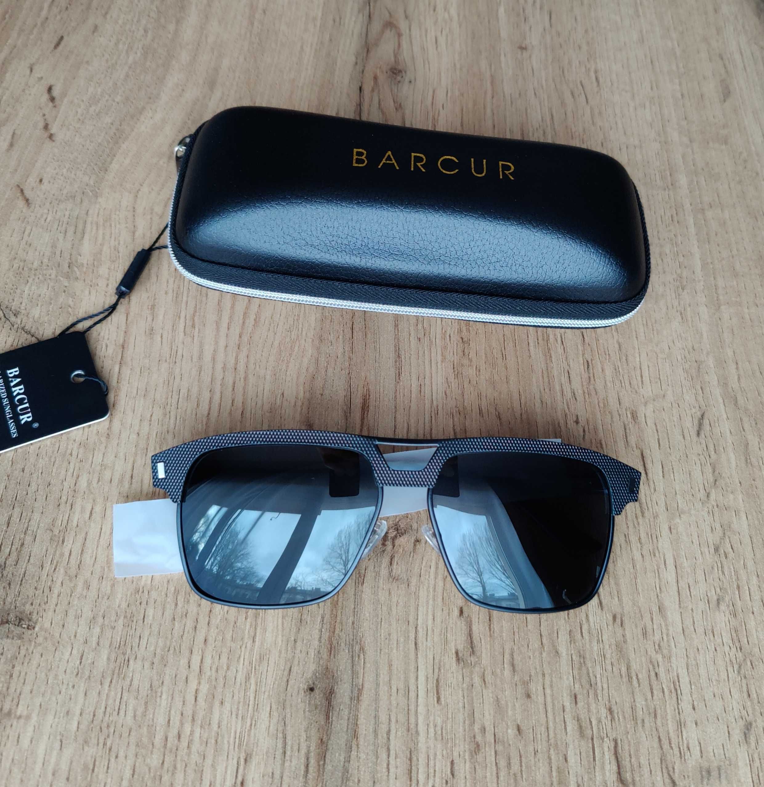 Okulary przeciwsłoneczne Black Gray filtr UV400 polaryzacja