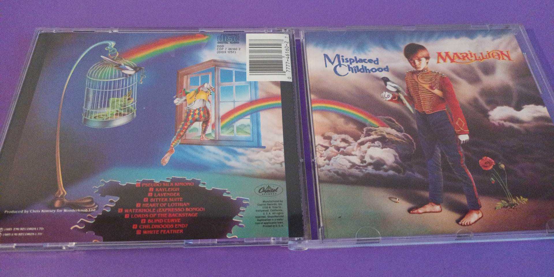 Marillion – Misplaced Childhood , CD 1987 USA - unikat z błędem