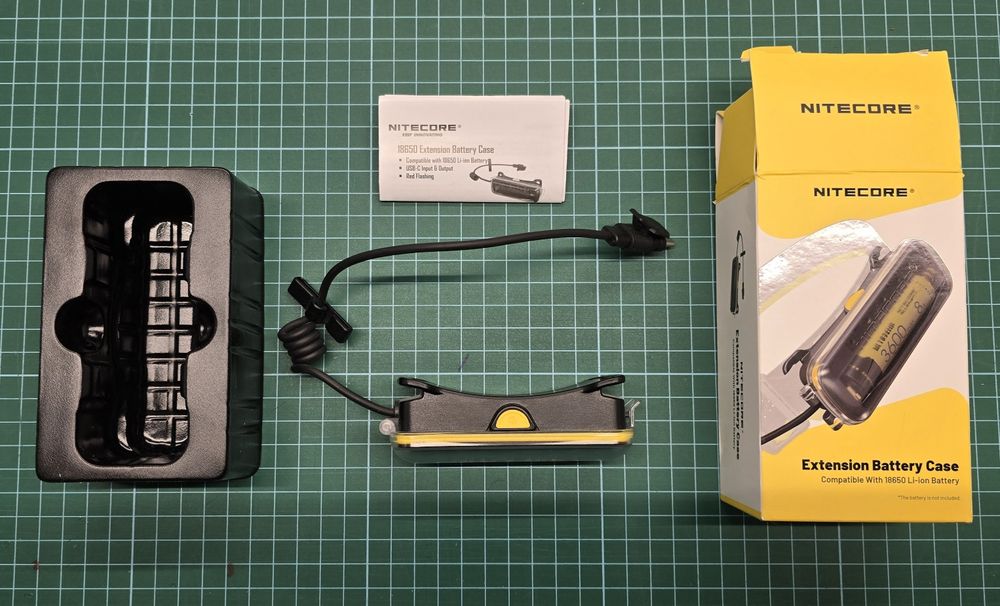 Nitecore lampka, ładowarka, powerbank