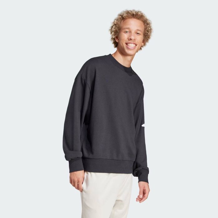 Свитшот Adidas Essentials Loose Fit 3 Bar Logo Sweatshirt оригинал
