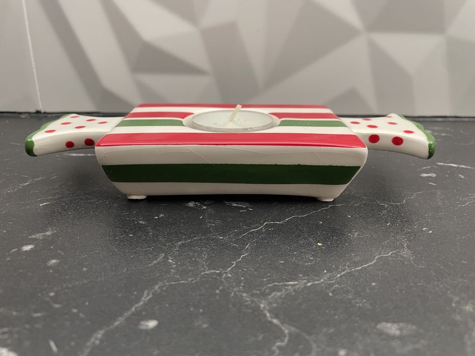 Swiecznik swiąteczny cukierek