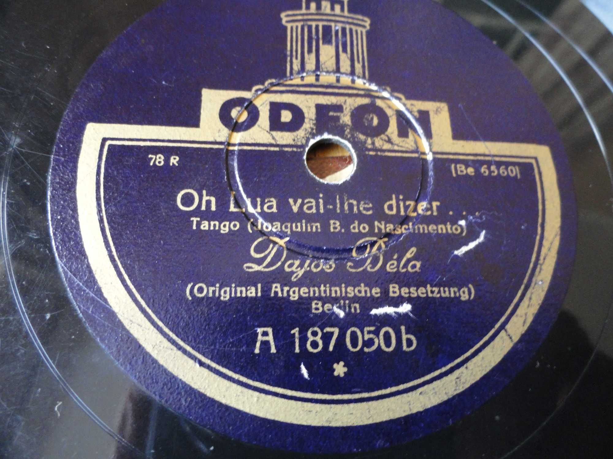 3 -  DISCOS DE 78 rpm de Tango muito antigos