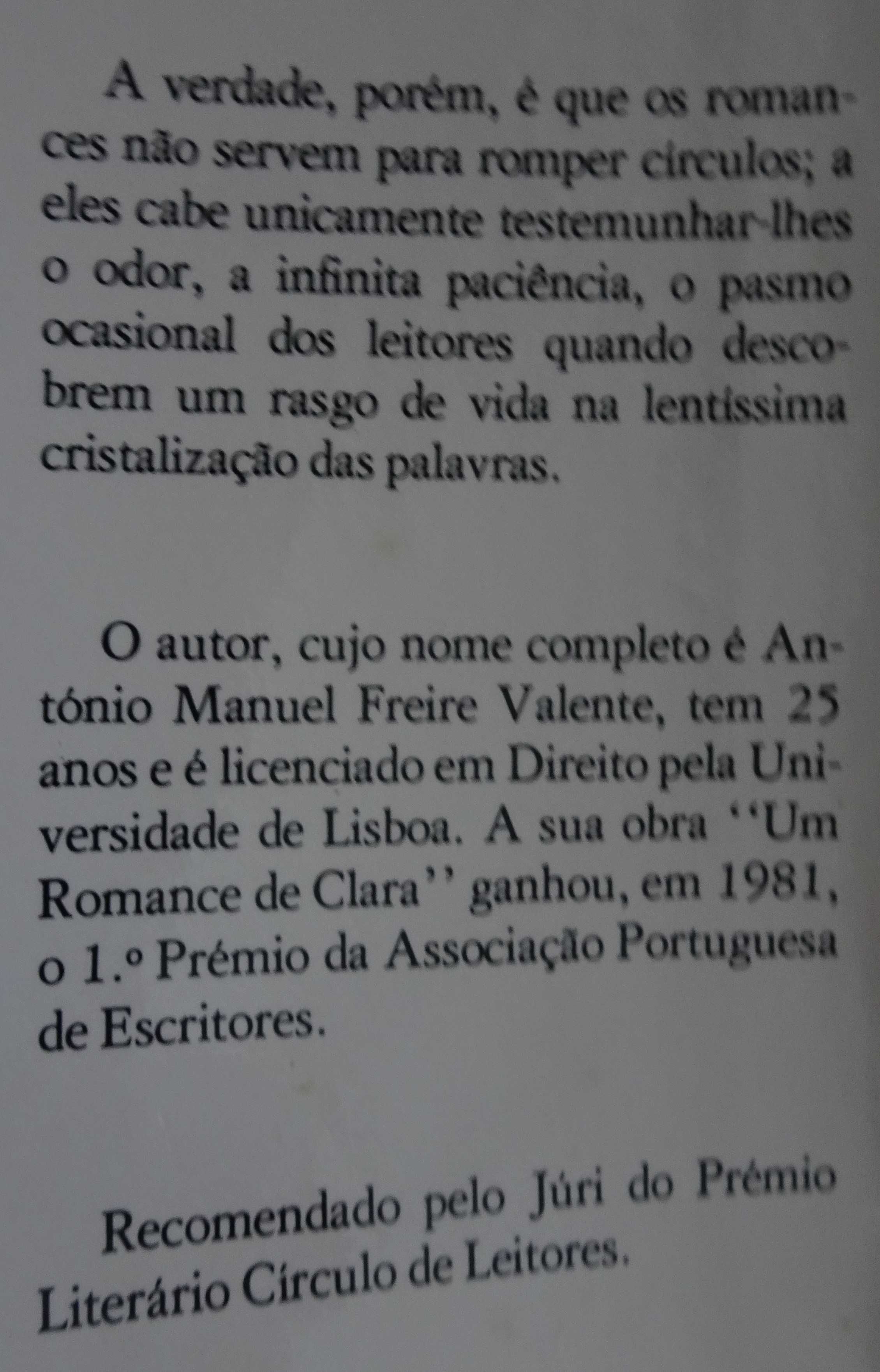 Retrato do Biógrafo de A. Freire Valente - 1º Edição 1982