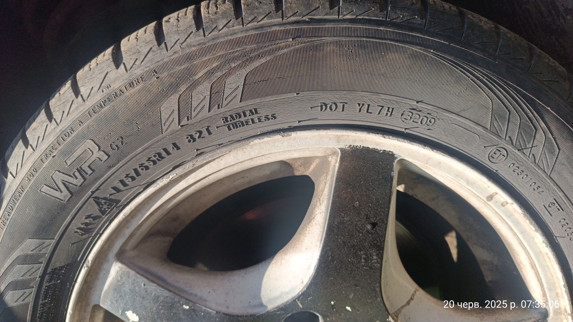 Продам колеса взборі 185/65/R14 або самі титани