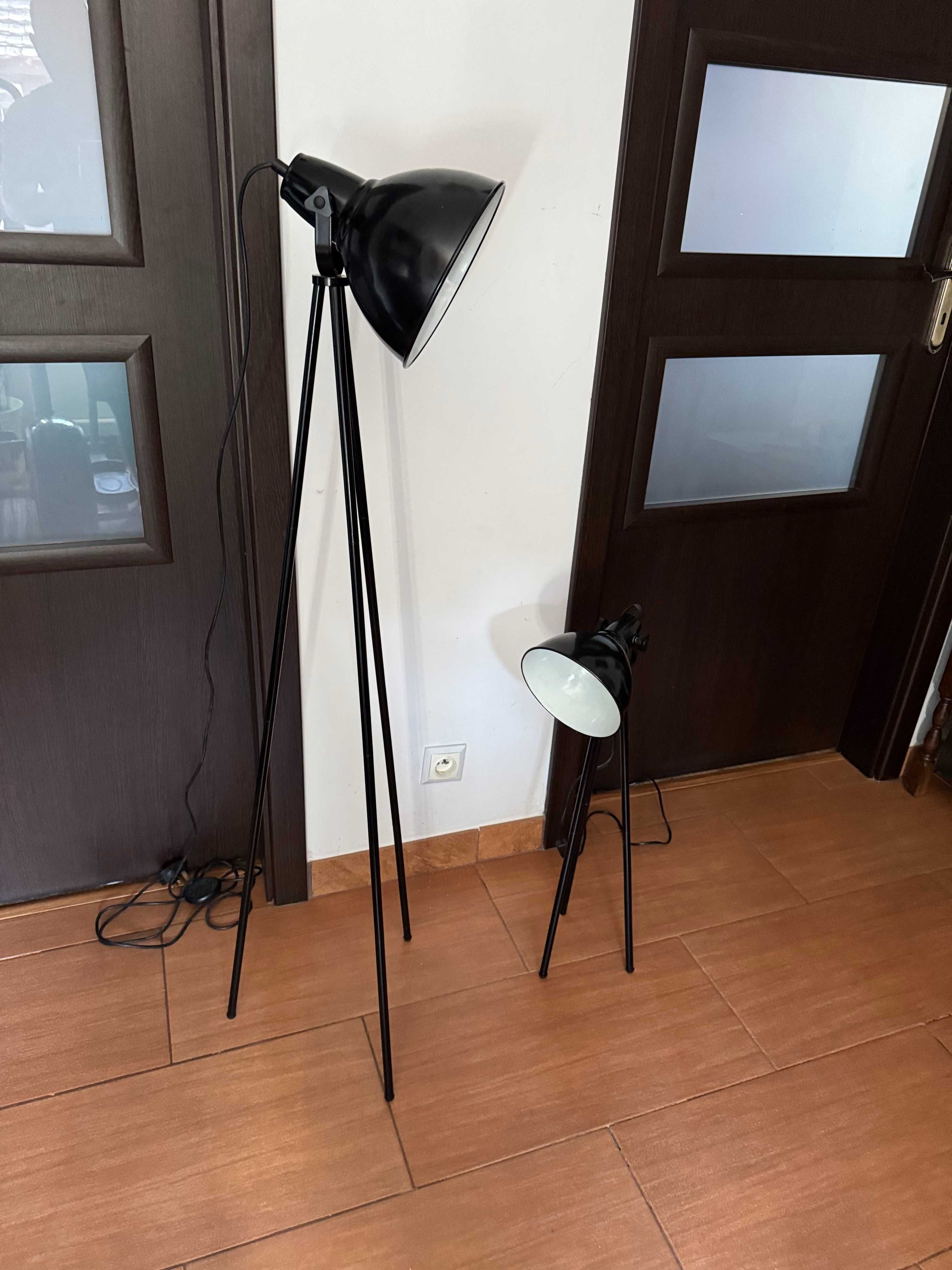 2 lampy podłogowe designerskie