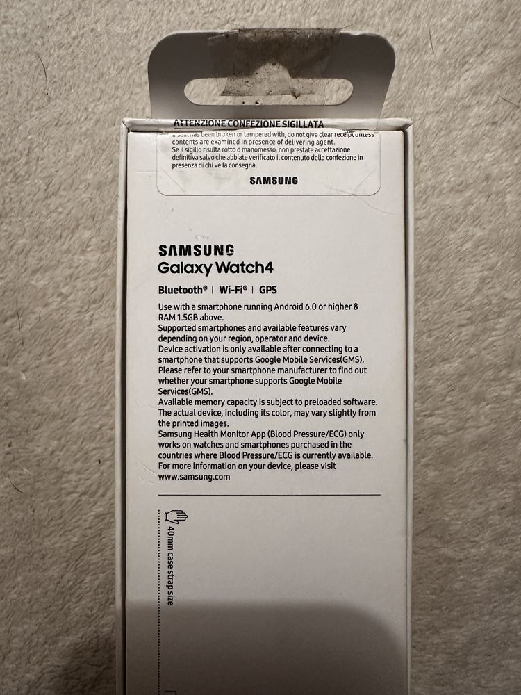 Samsung watch 4 silver ( branco)