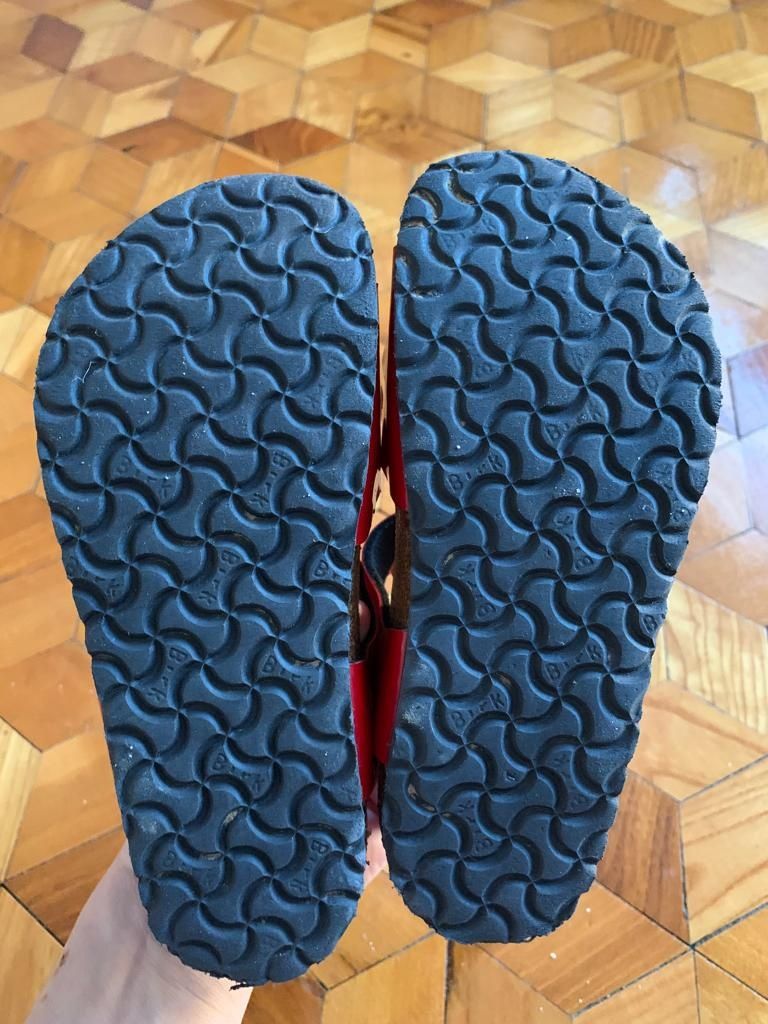 birkenstockSkórzane Sandały sandałki dziecięce zapinane rozmiar 28