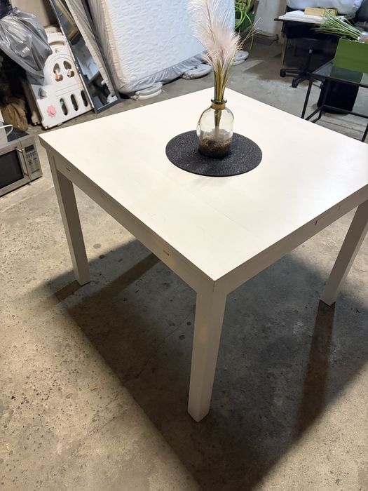 Stół do jadalni bialy rozkladany IKEA