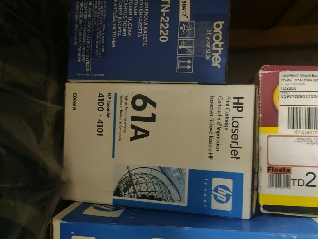 Tonery do drukarekhp 8 sztuk