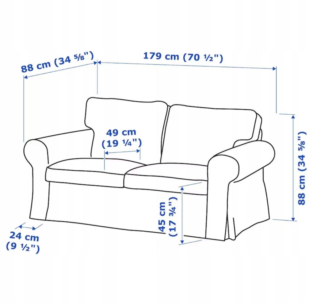 Sofa IKEA ektorp rozkladana AKTUALNE