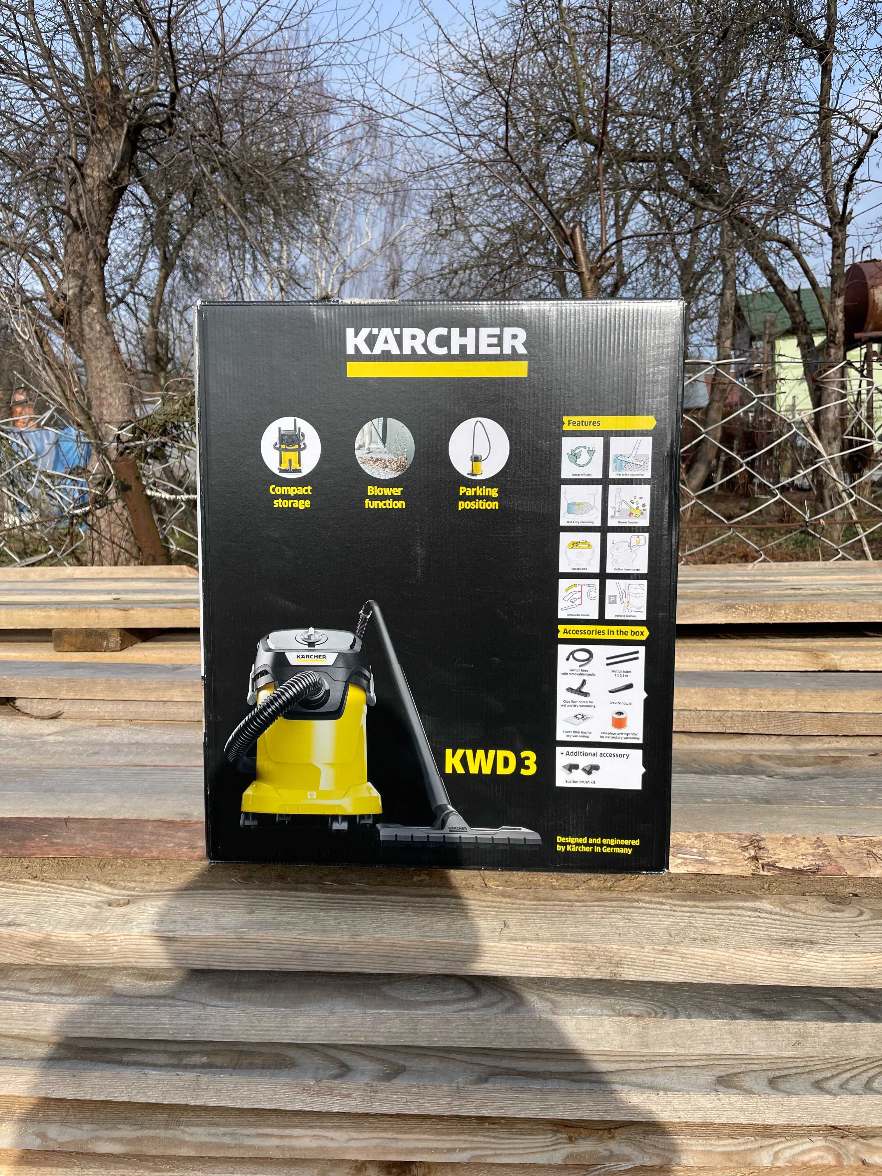 Пилосос Karcher KWD 3 V-17/4/20 [1.628-443.0] Нові! Запечатані!
