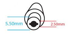 Zasilacz Fujitsu 20V 4,5A 90W 5.5/2.5mm 12mscy GW