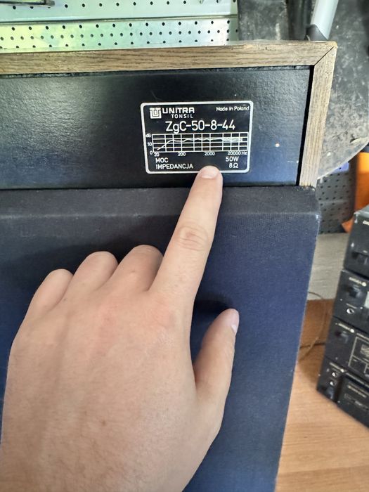 Diora wieża kolumny głośniki Unitra Tonsil