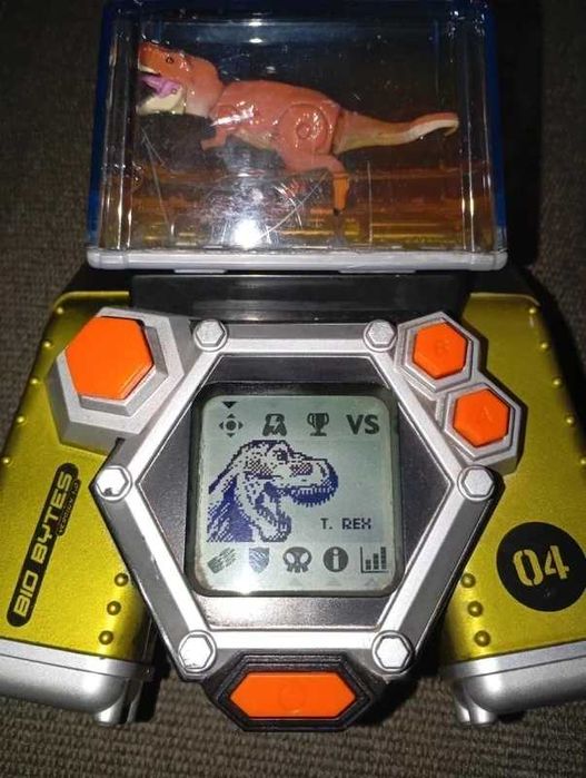 Bio Bytes T-Rex Dinosaur eletrônico portátil