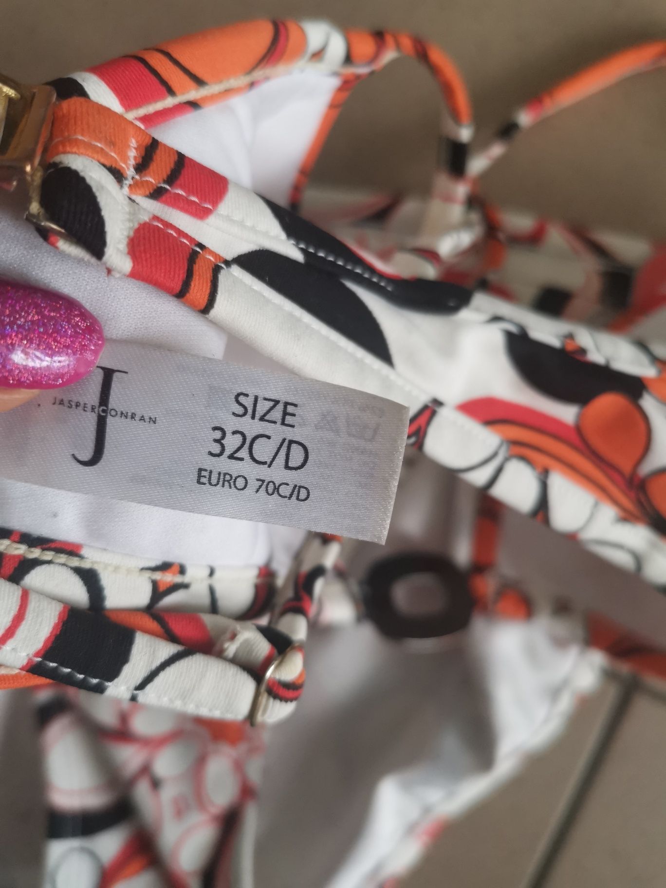 Dwuczęściowy strój kąpielowy Jasper Conran r 42 dół, góra 70 c D