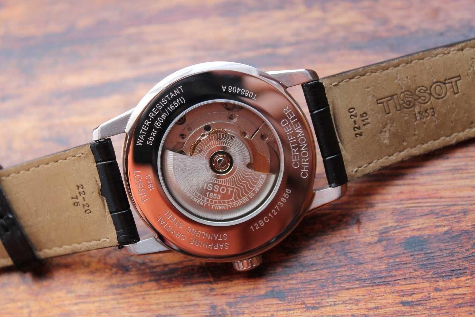 TISSOT POWERMATIC 80 CHRONOMETER Męski zegarek automatic