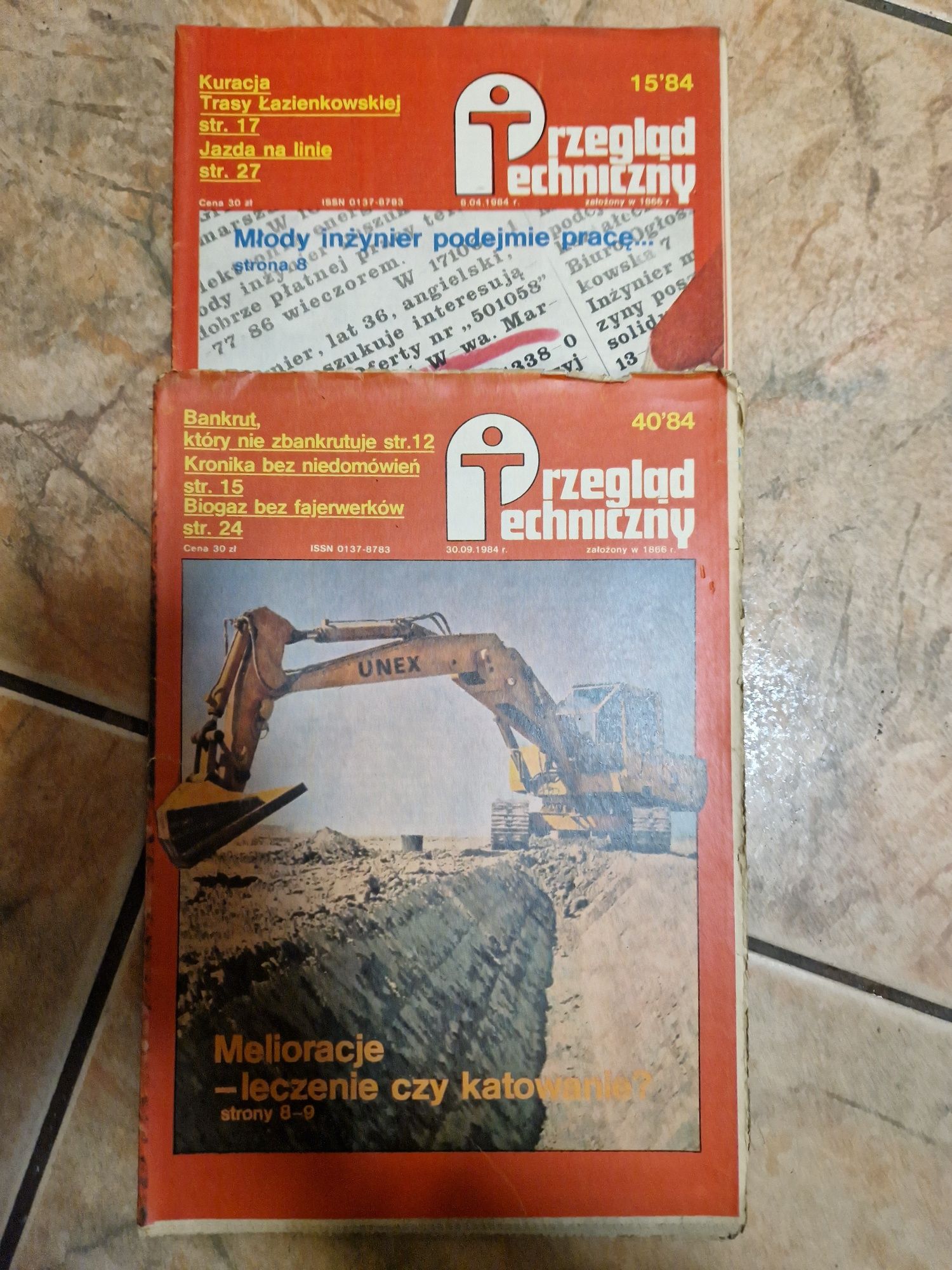 Tygodnik Przegląd techniczny rok 1984