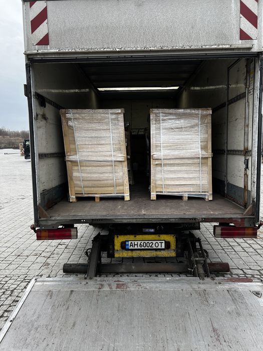 Перевозки по Украине 5т.36м3. Гидроборт