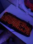 Klawiatura tracer gaming hellway podswietlana na czerwono