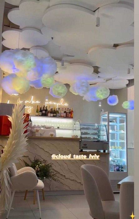 Продаж обладнання: кафе, ресторан, кав'ярня з концепцією хмарний смак