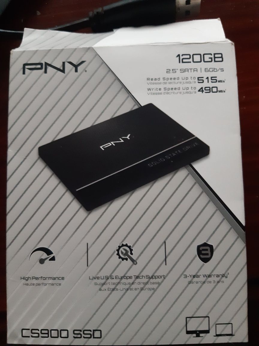 SSD 2.5" PNY CS900 Series 120GB 3D TLC SATA