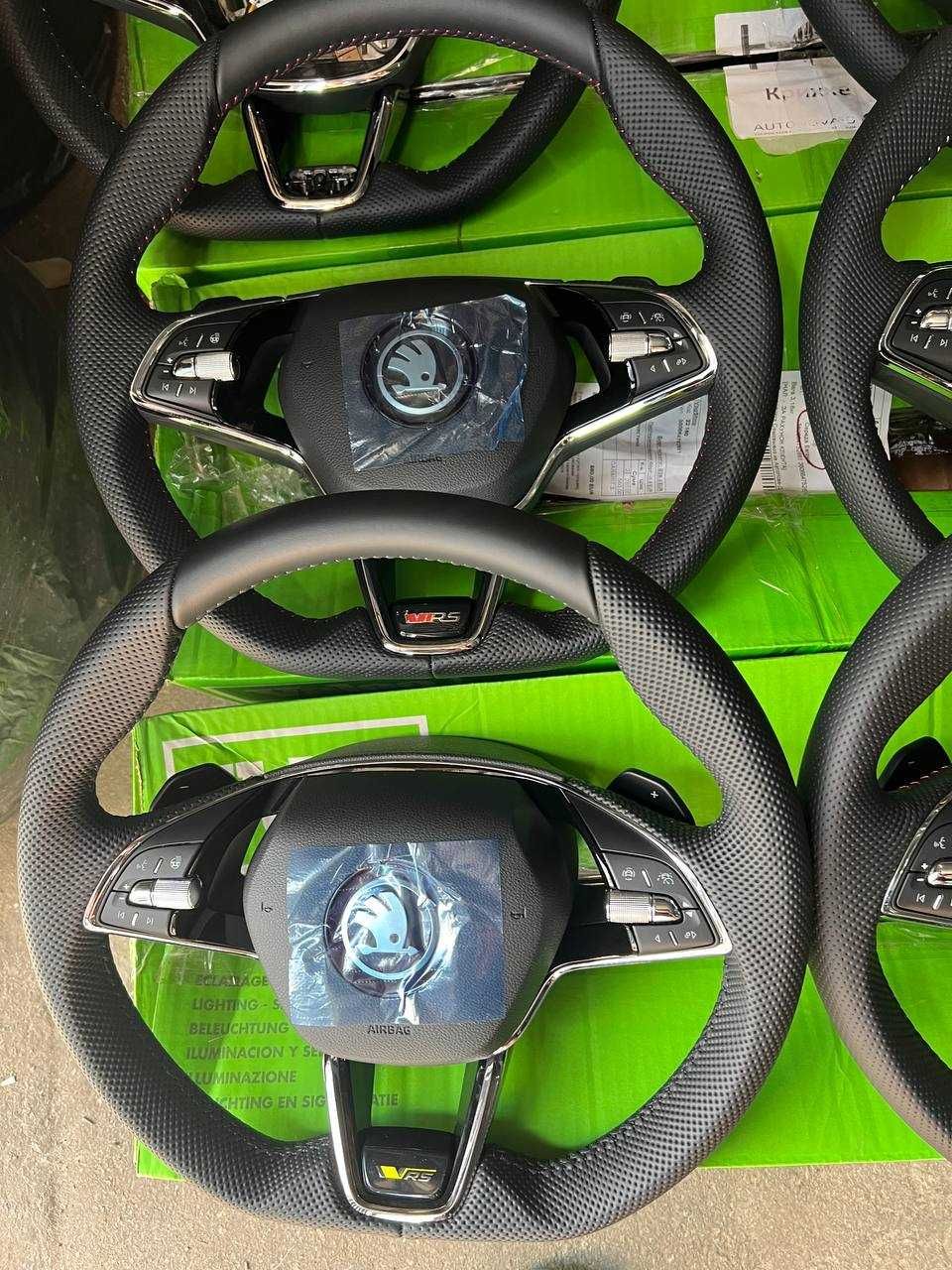 Мультируль Шкода Octavia A7 Суперб Карок Руль Skoda Октавия Кодиак