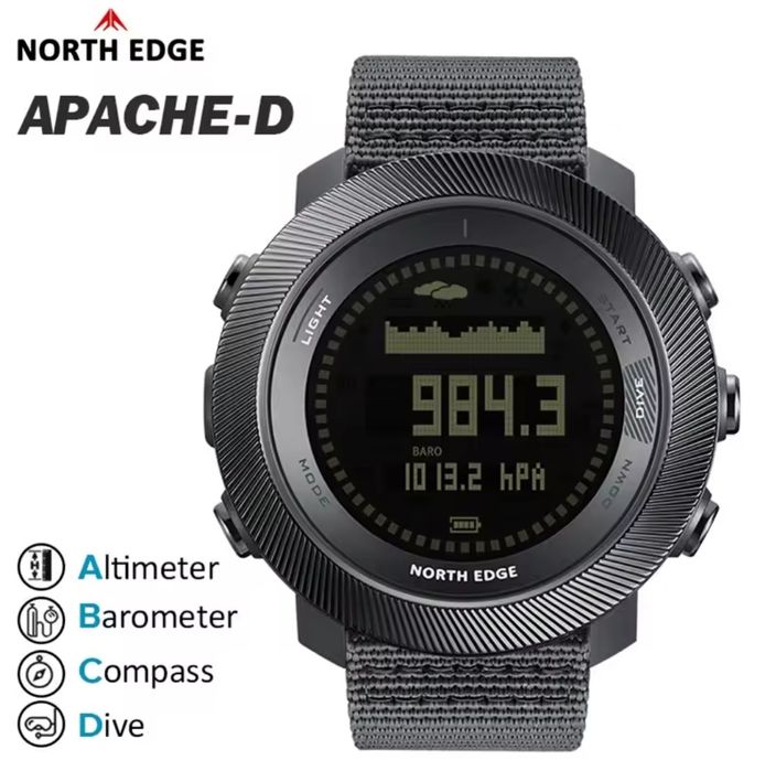 NORTH EDG NEW APACHE-D мужские цифровые часы для дайвинга / спортивные