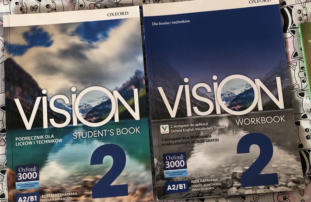 Podręcznik oraz ćwiczenia „vision” do klasy 2.