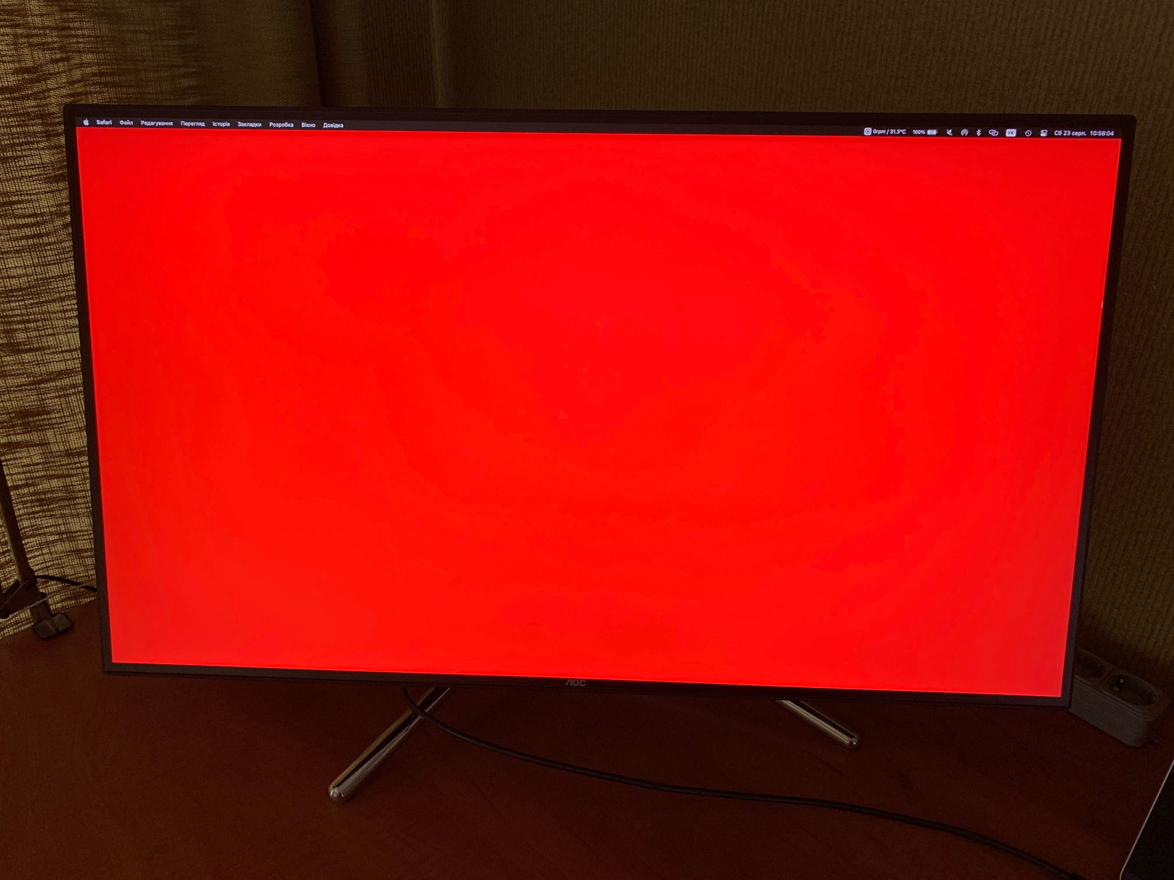 Монітор AOC U32U1 (31.5") Porsche Design, 4K, USB-C, 10-біт, HDR 600
