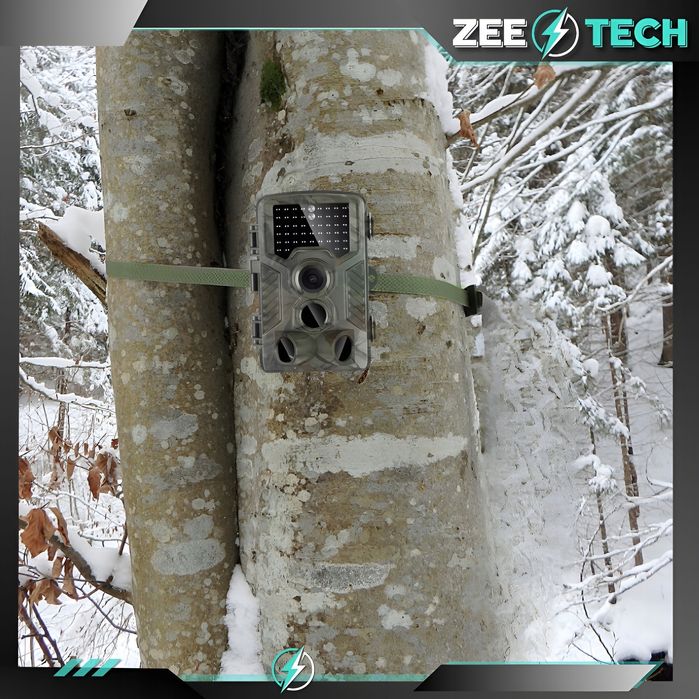 Fotopułapka Kamera Myśliwska Leśna IR PL Menu IP65 Karta 32Gb+Baterie