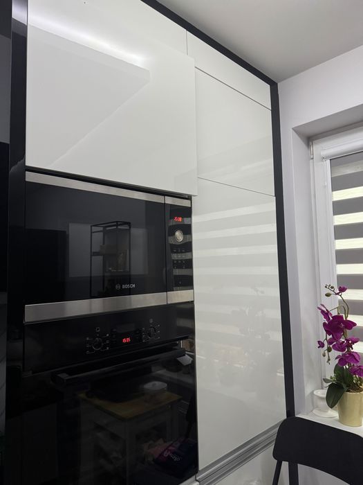 OKAZJA Meble kuchenne + wyspa biały połysk