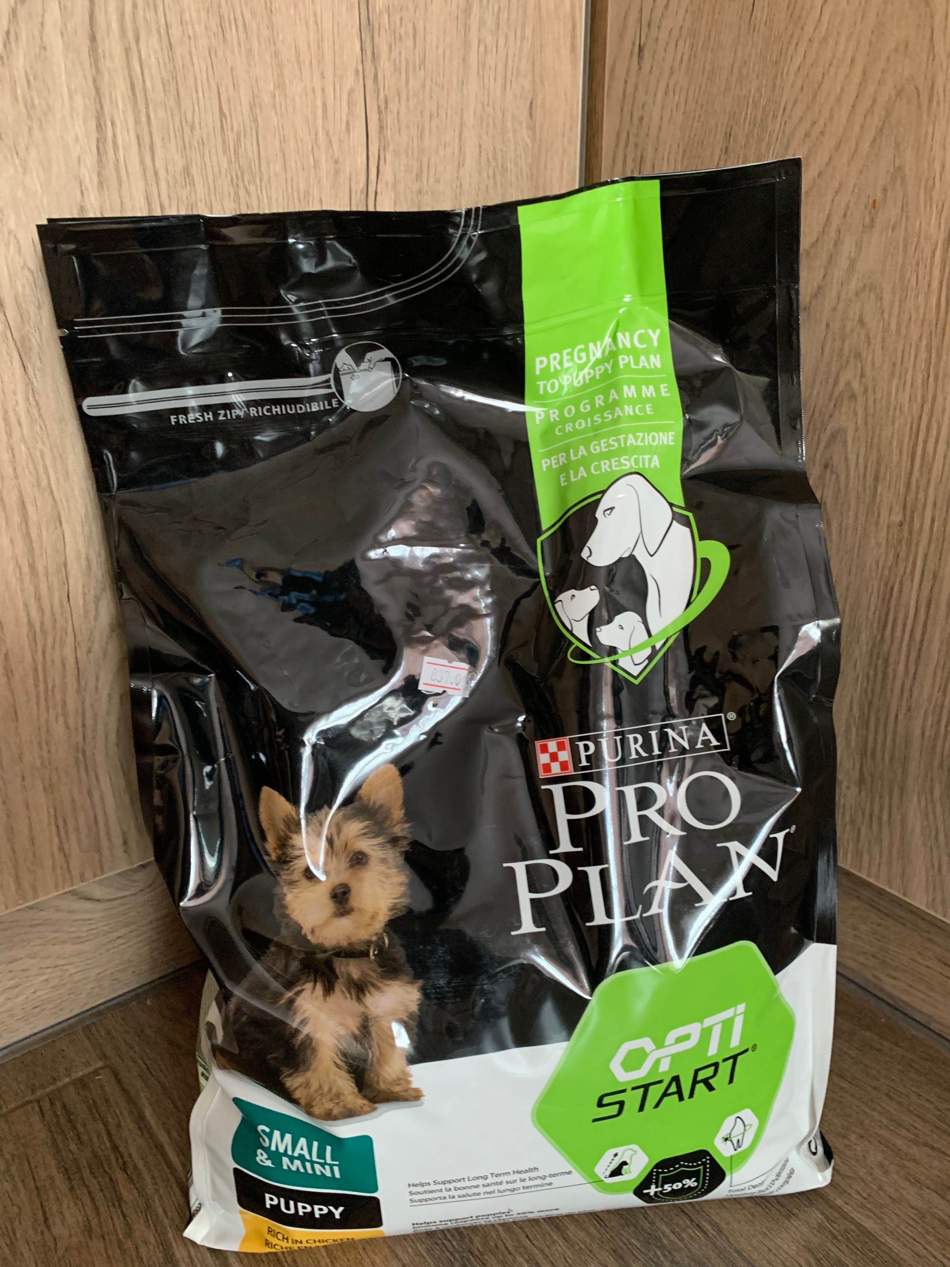 корм “Proplan” для щенков, 3 кг (600грн)