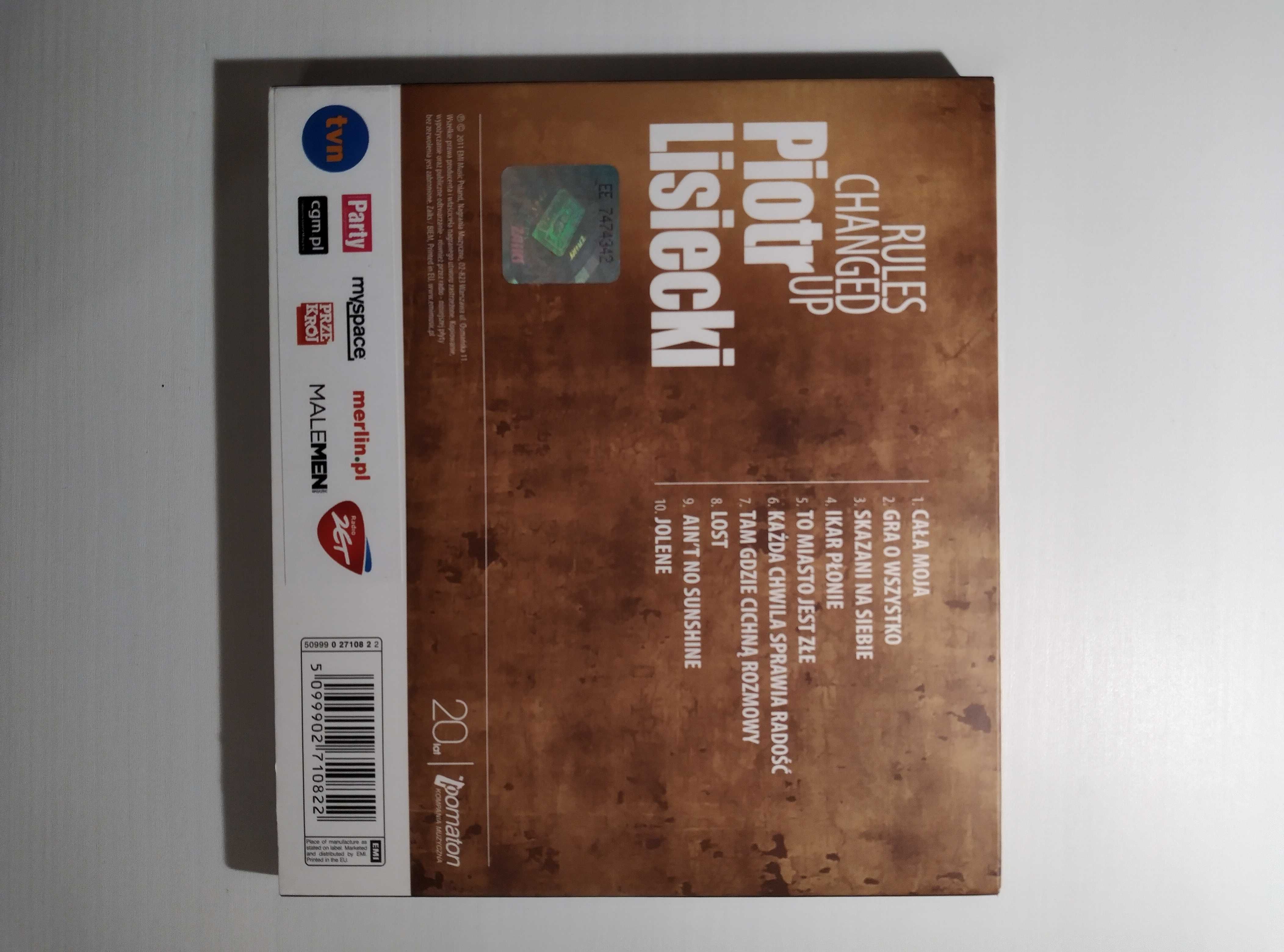 Piotr Lisiecki - Rules changed up - płyta CD