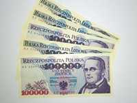 Banknot PRL 100000 zł 1990/93 st.1 UNC