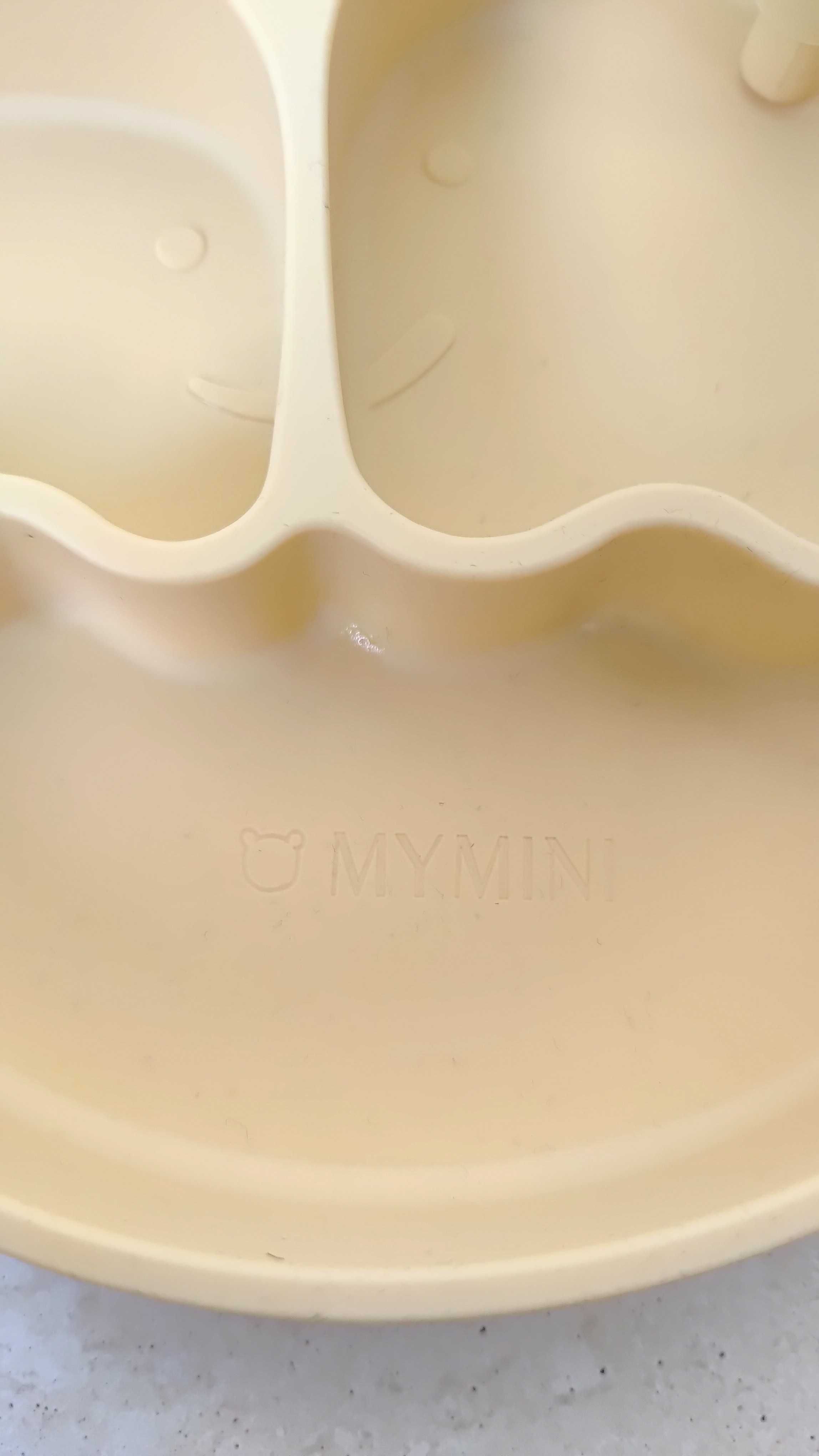 Talerz z przegródkami z przyssawką i rurką MyMini