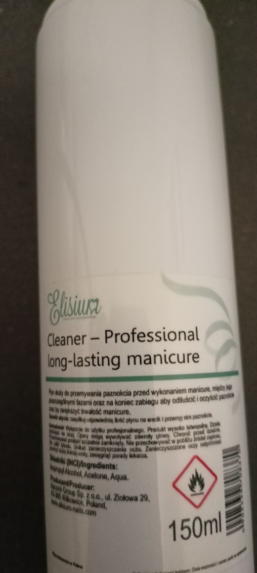 Nowy cleaner professional na paznokcie
