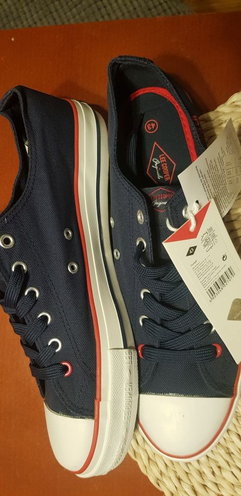 Lee cooper trampki nowe z metkami granat męskie 43 oryginalne