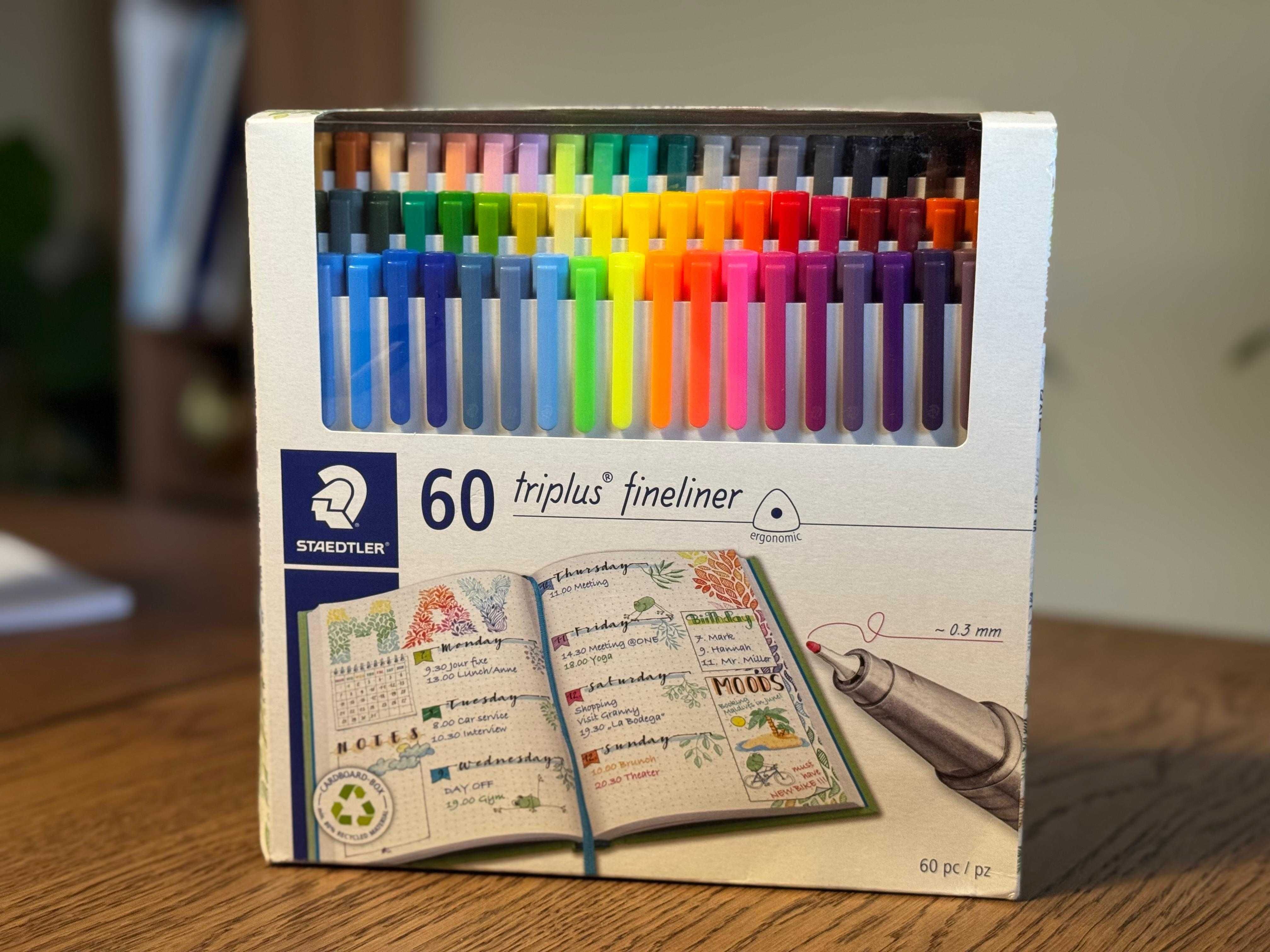 60 Canetas STAEDTLER triplus fineliner