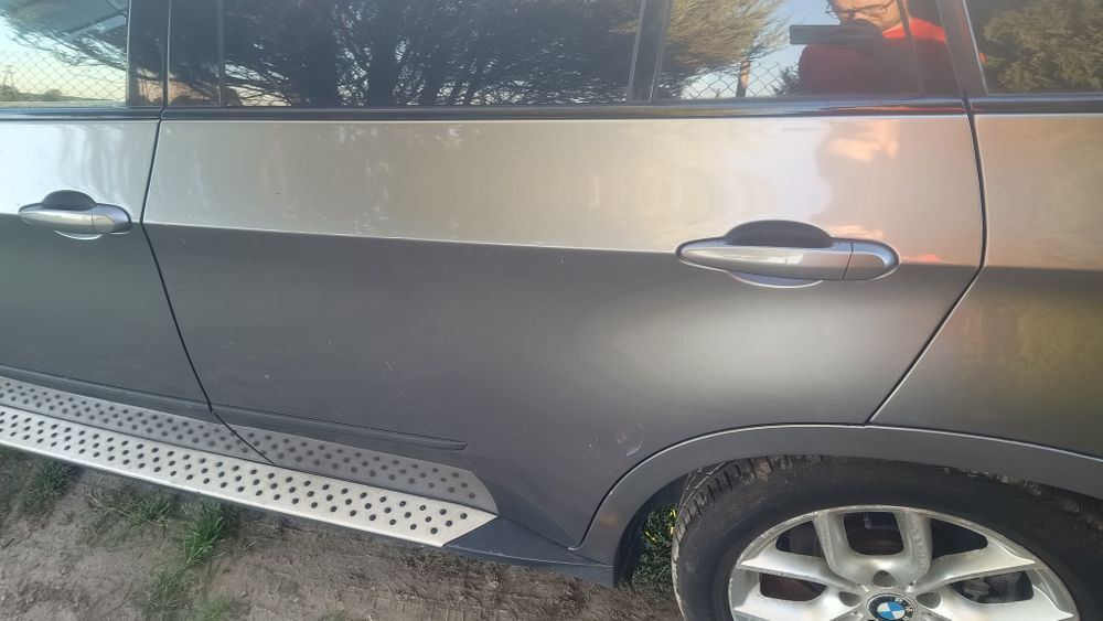 BMW X5 E70 drzwi tył lewy a52/7 spacegrau