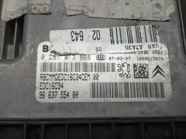 Centralina motor / ECU PEUGEOT 207 (WA_, WC_)