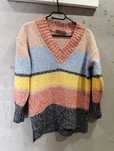 Ciepły sweter w paski Marks & Spencer luźny S M