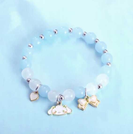 Cinnamoroll bransoletka z zawieszkami Hello Kitty Sanrio Kawaii