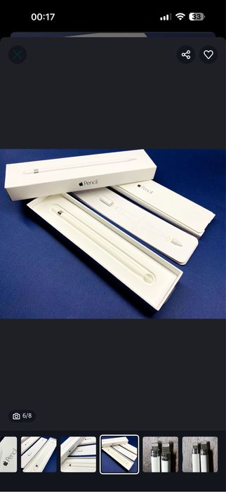 Apple Pencil 1 New. Оригінал