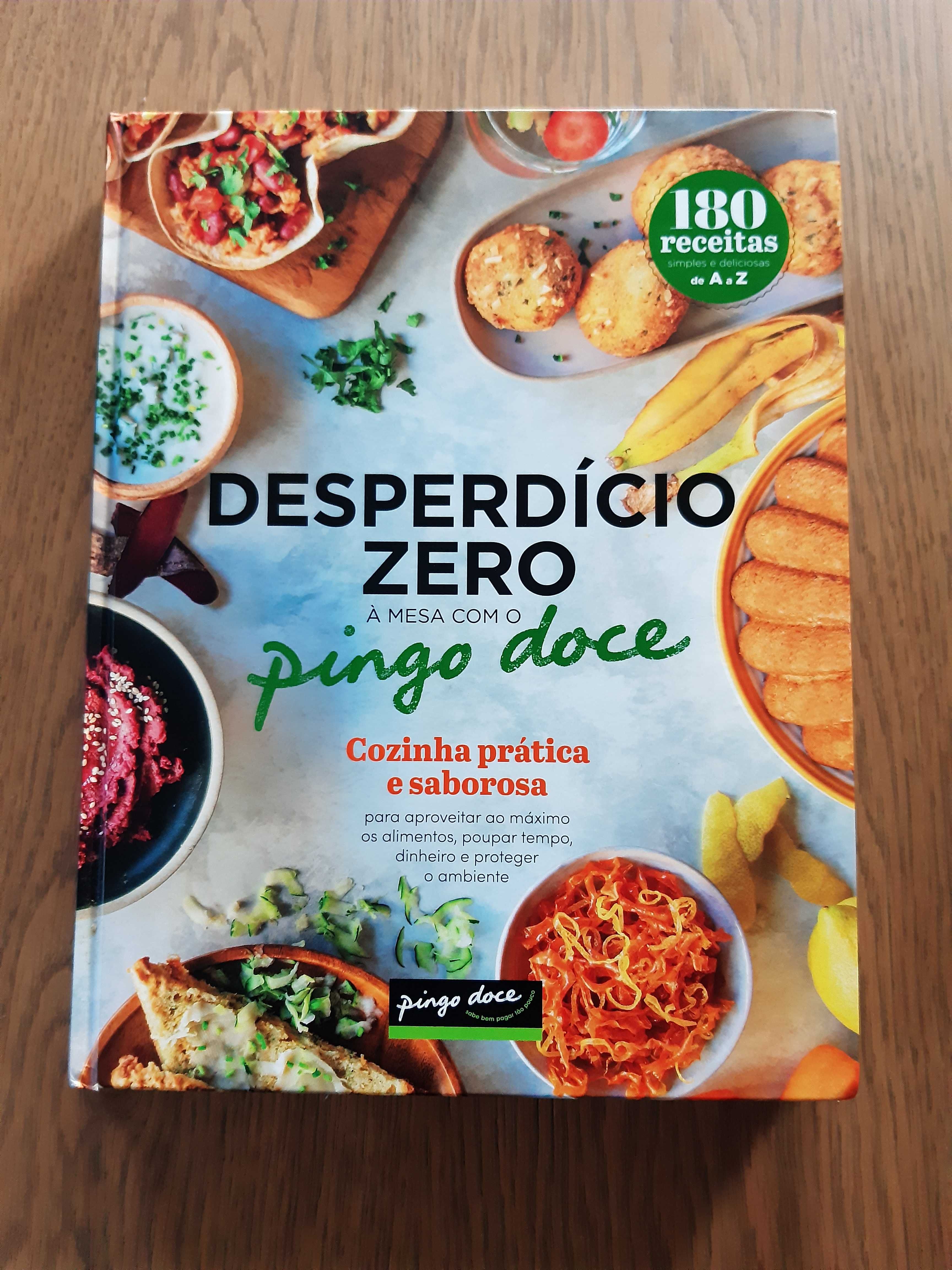 Livro "Desperdício Zero à mesa " com o Pingo Doce