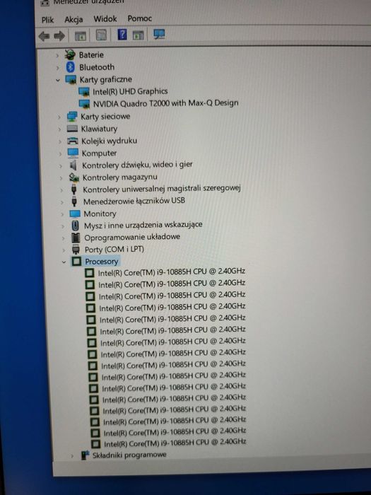 15"6 FHD Laptop HP Zbook G7 i9 / 32GB / 1000GB / NVidia  _RRRezerwacja