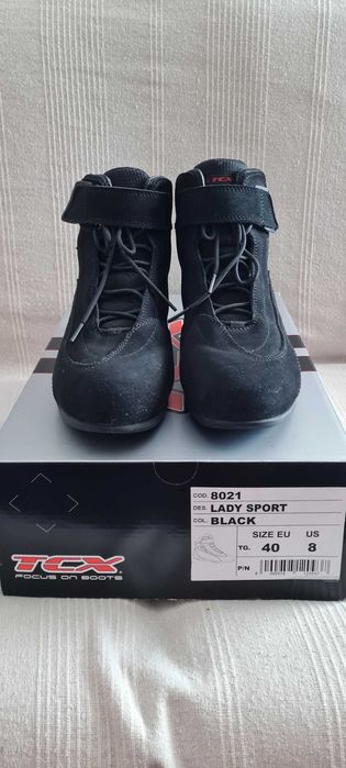 Botas de moto para senhora