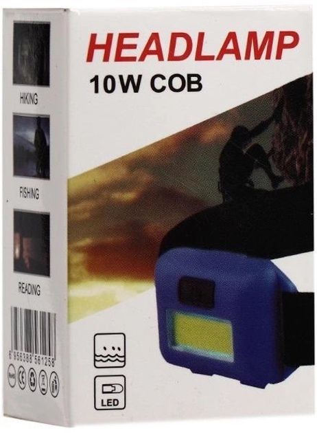 налобний ліхтарик 10w COB