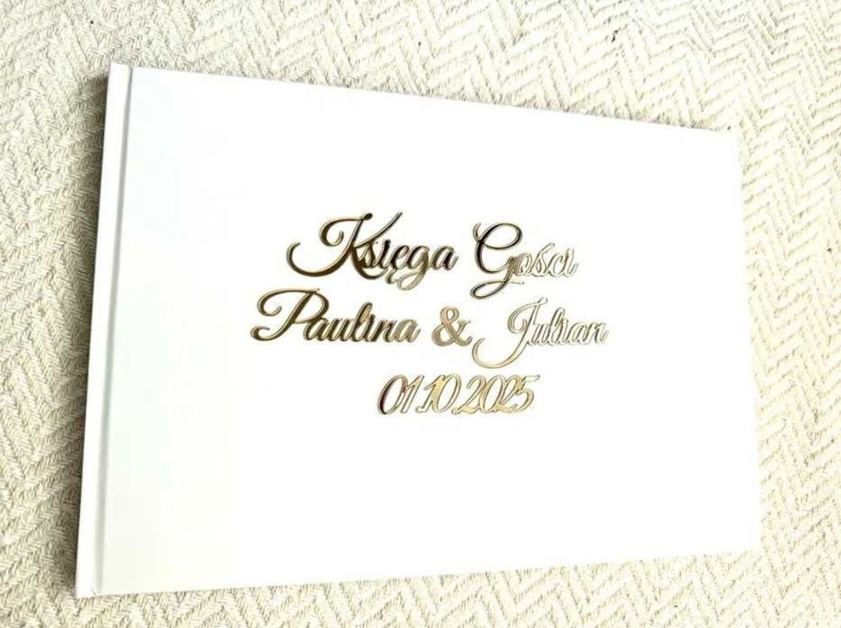 Księga gości wesele ślub moda pamiątka
