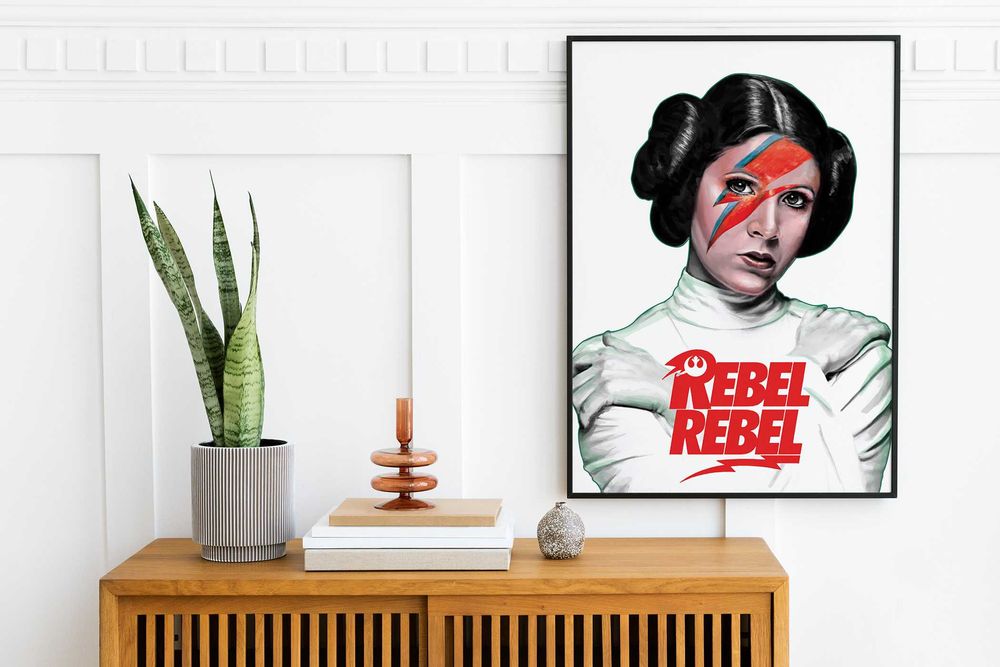 Księżniczka Leia Plakat A3 - Star Wars - trzecia sztuka GRATIS